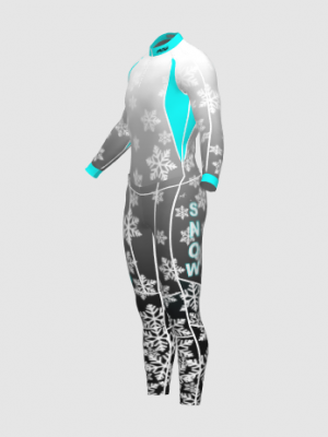 Podiumwear Women's Gold Two-Piece Race Suit