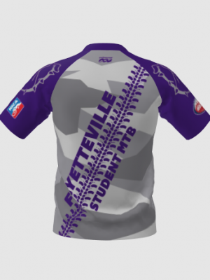 Podiumwear Men's Silver Short Sleeve MTB Jersey - New Fabric 2025!