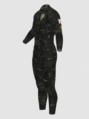 Podiumwear Unisex Gold Two-Piece Race Suit