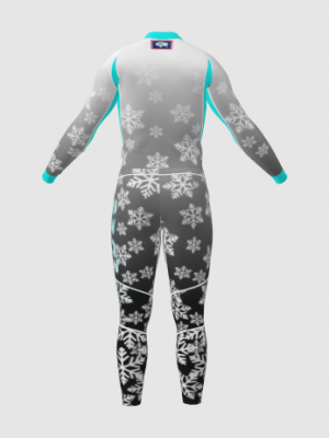 Podiumwear Women's Gold Two-Piece Race Suit