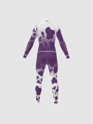 Podiumwear Unisex Gold Two-Piece Race Suit