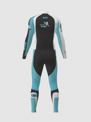 Podiumwear Unisex Gold Two-Piece Race Suit
