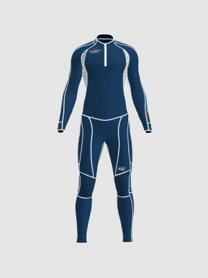 Podiumwear Unisex Gold Two-Piece Race Suit