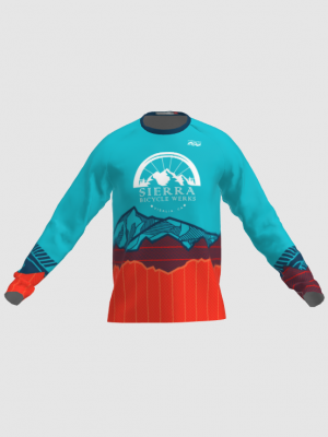 Podiumwear Unisex Silver Long Sleeve Tech Tee - New Fabric 2025!