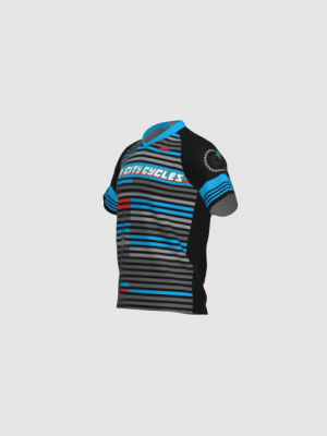 Podiumwear Men's Silver Short Sleeve MTB Jersey - New Fabric 2025!