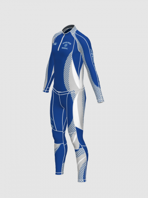 Podiumwear Unisex Gold Two-Piece Race Suit