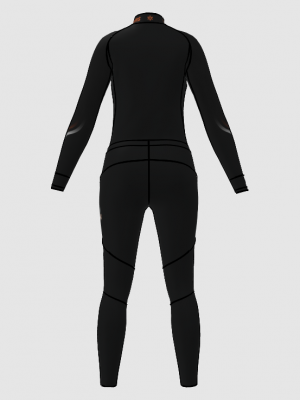 Podiumwear Women's Gold Two-Piece Race Suit