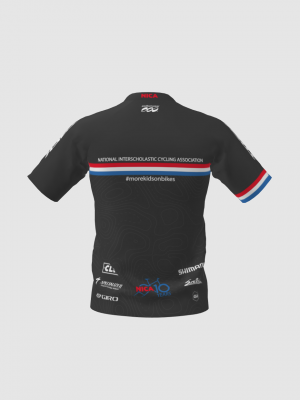 Podiumwear Men's Silver Short Sleeve MTB Jersey - New Fabric 2025!
