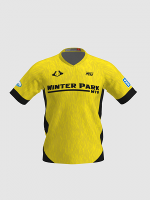 Podiumwear Men's Silver Short Sleeve MTB Jersey - New Fabric 2025!