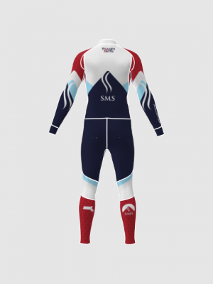 Podiumwear Unisex Gold Two-Piece Race Suit