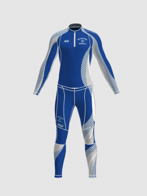 Podiumwear Unisex Gold Two-Piece Race Suit
