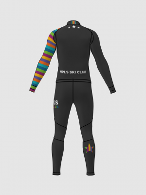 Podiumwear Unisex Gold Two-Piece Race Suit