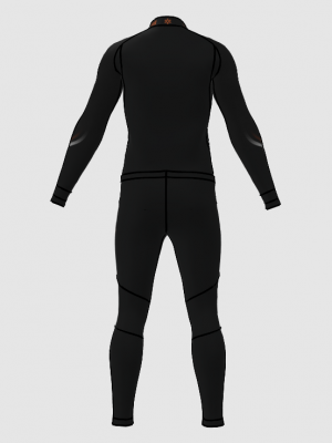 Podiumwear Unisex Gold Two-Piece Race Suit