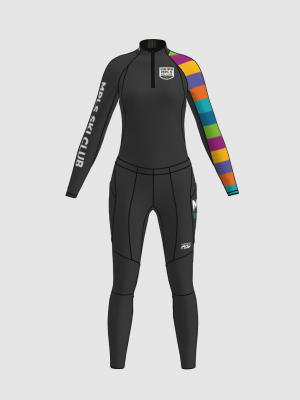 Podiumwear Women's Gold Two-Piece Race Suit