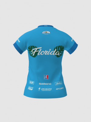 Podiumwear Women's Silver Short Sleeve MTB Jersey - NEW FABRIC 2025!
