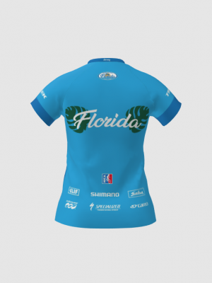 Podiumwear Women's Silver Short Sleeve MTB Jersey