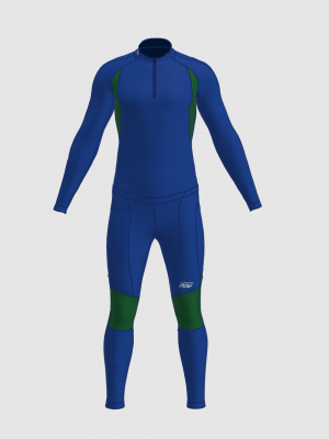 Podiumwear Unisex Gold Two-Piece Race Suit
