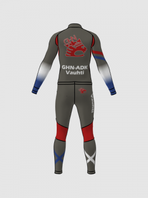 Podiumwear Unisex Gold Two-Piece Race Suit