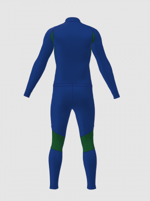 Podiumwear Unisex Gold Two-Piece Race Suit