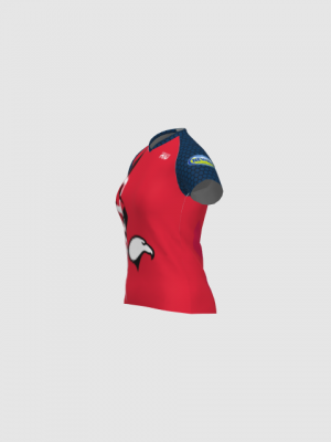 Podiumwear Women's Silver Short Sleeve MTB Jersey - NEW FABRIC 2025!