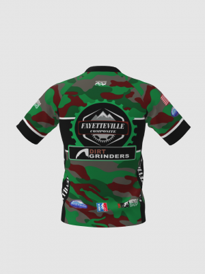 Podiumwear Men's Silver Short Sleeve MTB Jersey - New Fabric 2025!