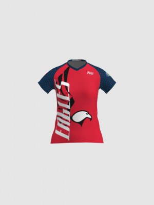 Podiumwear Women's Silver Short Sleeve MTB Jersey - NEW FABRIC 2025!