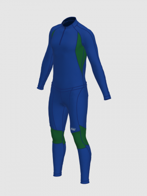 Podiumwear Unisex Gold Two-Piece Race Suit