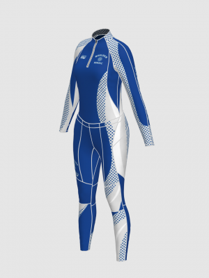 Podiumwear Women's Gold Two-Piece Race Suit