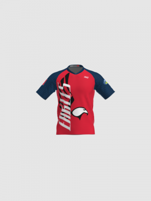 Podiumwear Men's Silver Short Sleeve MTB Jersey - New Fabric 2025!