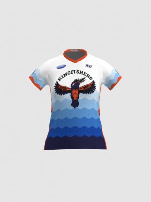 Podiumwear Women's Silver Short Sleeve MTB Jersey - NEW FABRIC 2025!