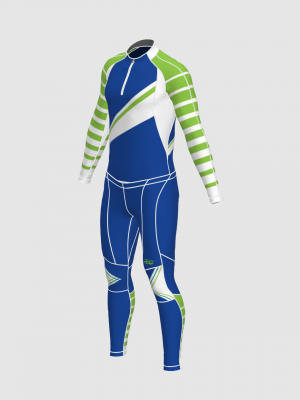 Podiumwear Unisex Gold Two-Piece Race Suit