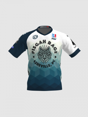 Podiumwear Men's Silver Short Sleeve MTB Jersey - New Fabric 2025!