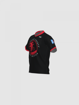 Podiumwear Men's Silver Short Sleeve MTB Jersey - New Fabric 2025!