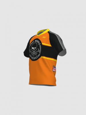 Podiumwear Men's Silver Short Sleeve MTB Jersey - New Fabric 2025!