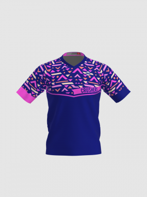 Podiumwear Men's Silver Short Sleeve MTB Jersey - New Fabric 2025!
