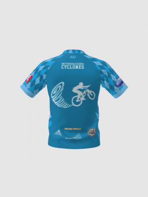 Podiumwear Men's Silver Short Sleeve MTB Jersey - New Fabric 2025!