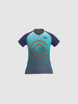 Podiumwear Women's Silver Short Sleeve MTB Jersey - NEW FABRIC 2025!