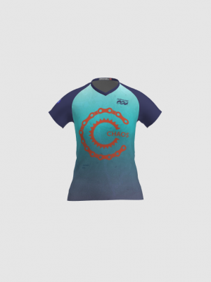 Podiumwear Women's Silver Short Sleeve MTB Jersey