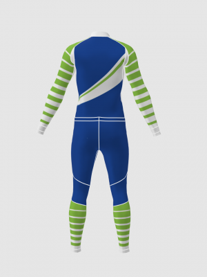 Podiumwear Unisex Gold Two-Piece Race Suit