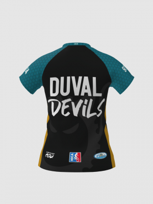 Podiumwear Women's Silver Short Sleeve MTB Jersey - NEW FABRIC 2025!