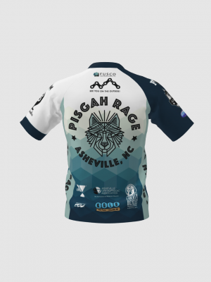 Podiumwear Men's Silver Short Sleeve MTB Jersey - New Fabric 2025!