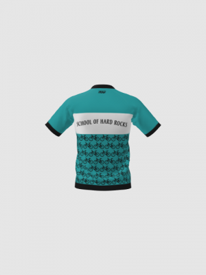 Podiumwear Men's Silver Short Sleeve MTB Jersey - New Fabric 2025!