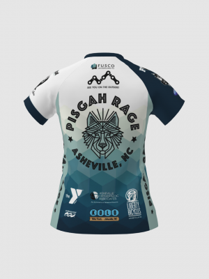 Podiumwear Women's Silver Short Sleeve MTB Jersey - NEW FABRIC 2025!