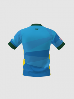 Podiumwear Men's Silver Short Sleeve MTB Jersey - New Fabric 2025!