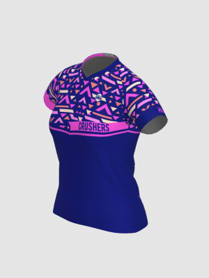 Podiumwear Women's Silver Short Sleeve MTB Jersey - NEW FABRIC 2025!