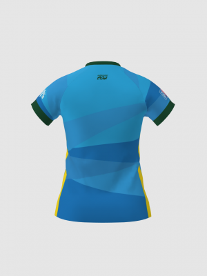 Podiumwear Women's Silver Short Sleeve MTB Jersey - NEW FABRIC 2025!