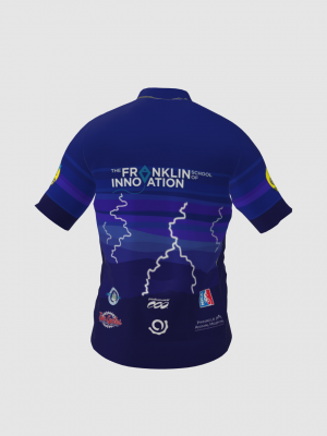 Podiumwear Men's Silver Short Sleeve MTB Jersey - New Fabric 2025!
