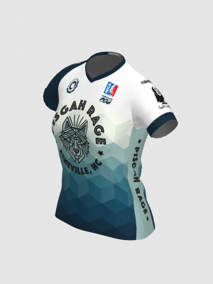 Podiumwear Women's Silver Short Sleeve MTB Jersey