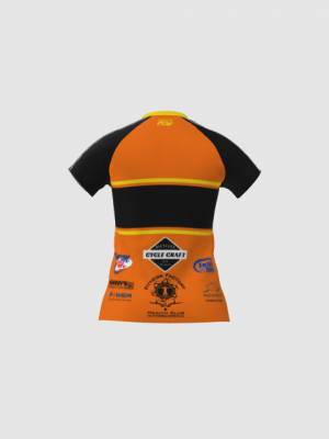 Podiumwear Women's Silver Short Sleeve MTB Jersey - NEW FABRIC 2025!
