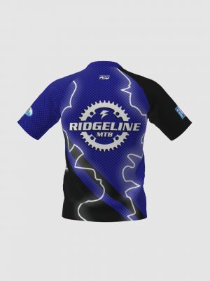 Podiumwear Men's Silver Short Sleeve MTB Jersey - New Fabric 2025!